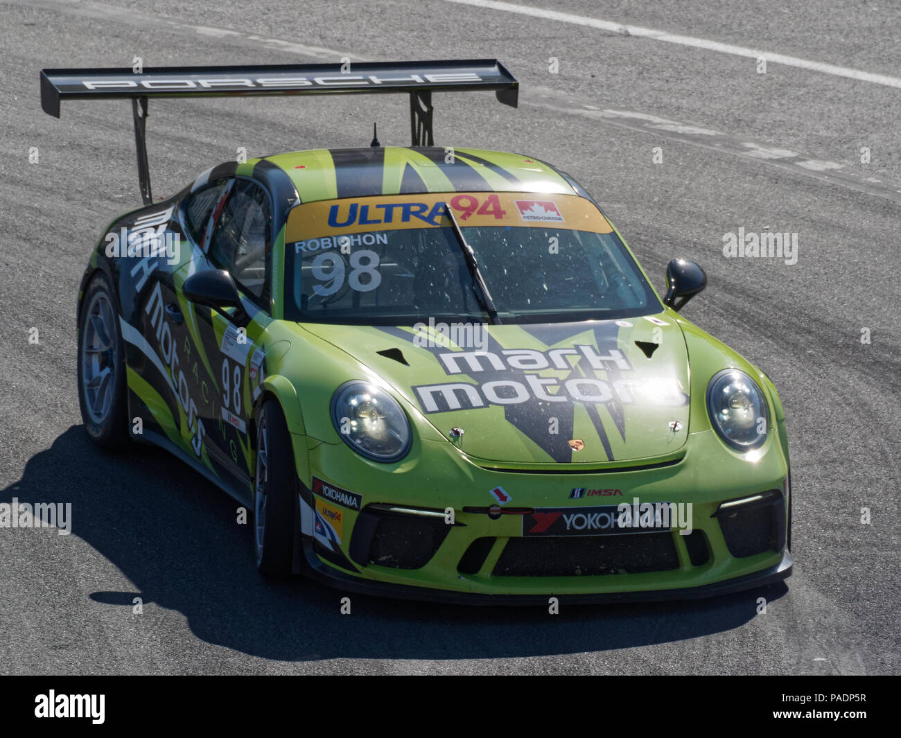 Montréal, Canada. Porsche GT3 Cup Challenge au Grand Prix du Canada , Circuit Gilles-Villeneuve. Banque D'Images