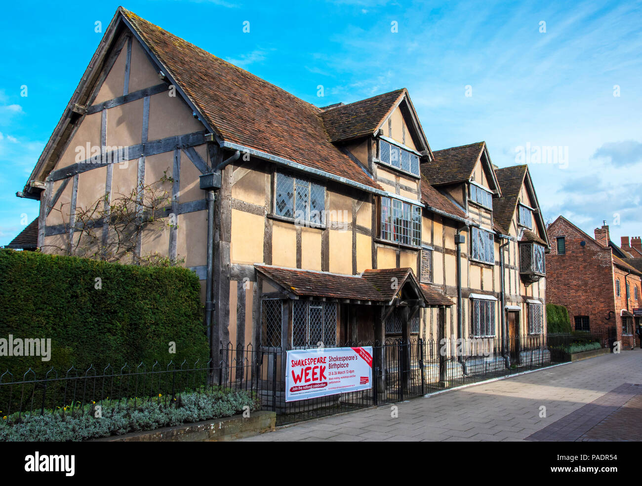 Lieu de naissance de William Shakespeare, Stratford upon Avon, Warwickshire, Angleterre, Europe Banque D'Images