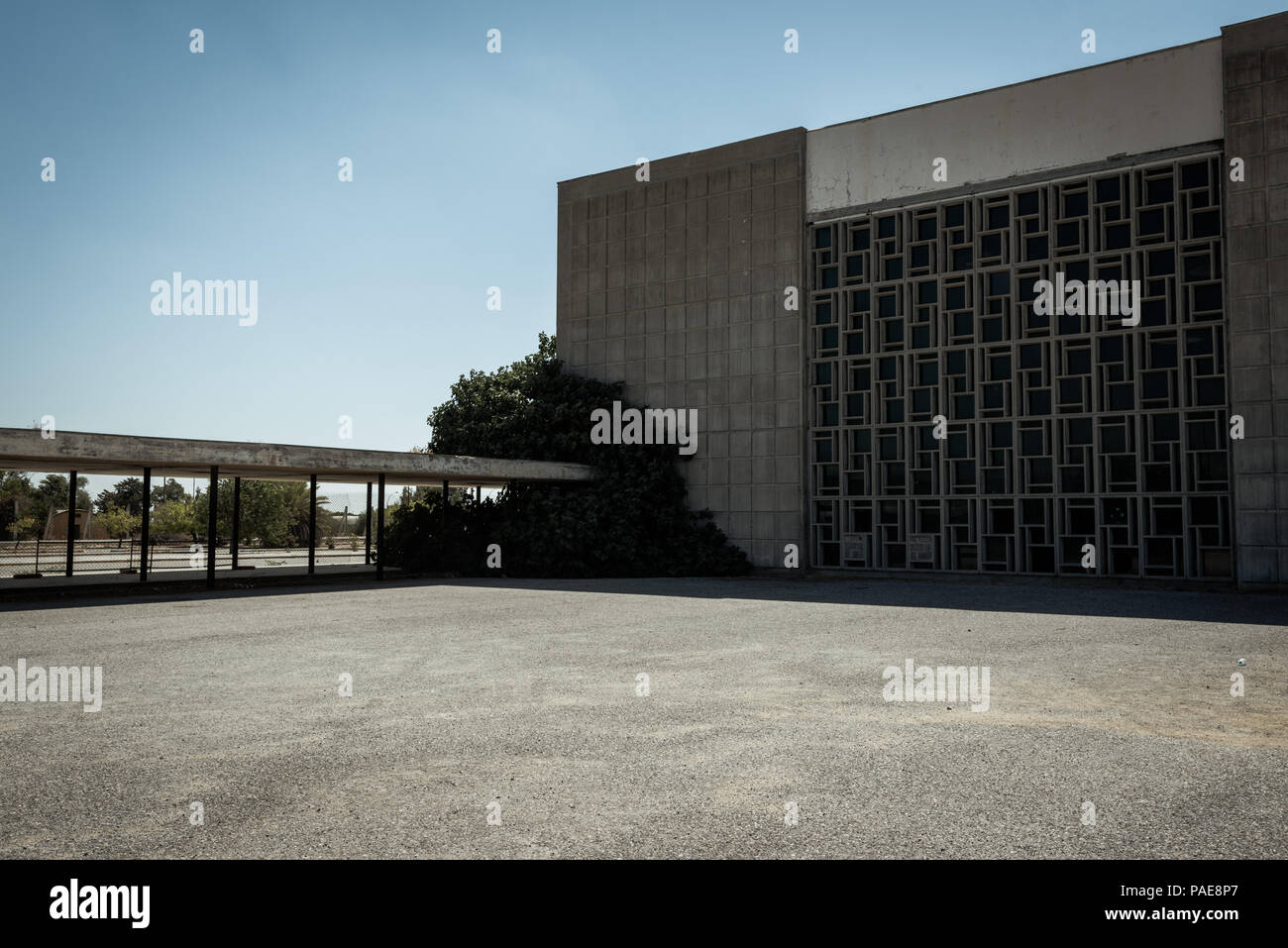 L'aéroport international de Nicosie est un aéroport abandonné situé à l'ouest de la capitale de l'île ville. Banque D'Images