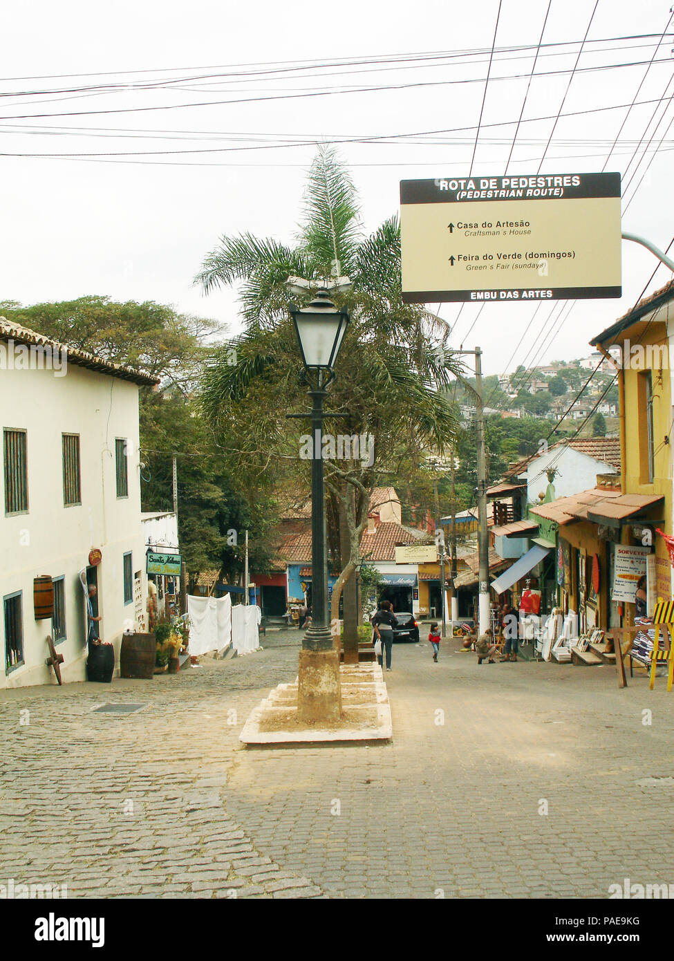 Ville, Rue, Embu das Artes, São Paulo, Brésil Banque D'Images