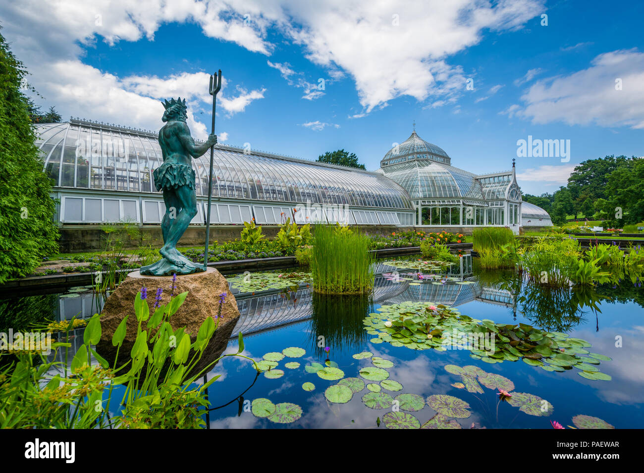 La Phipps Conservatory, à Pittsburgh, en Pennsylvanie. Banque D'Images