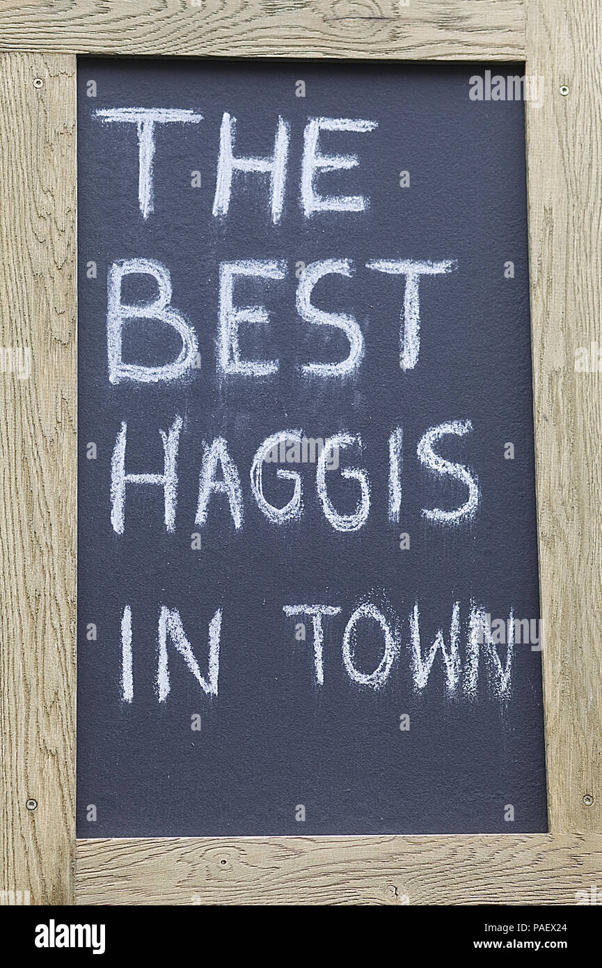Le meilleur Haggis en ville Banque D'Images
