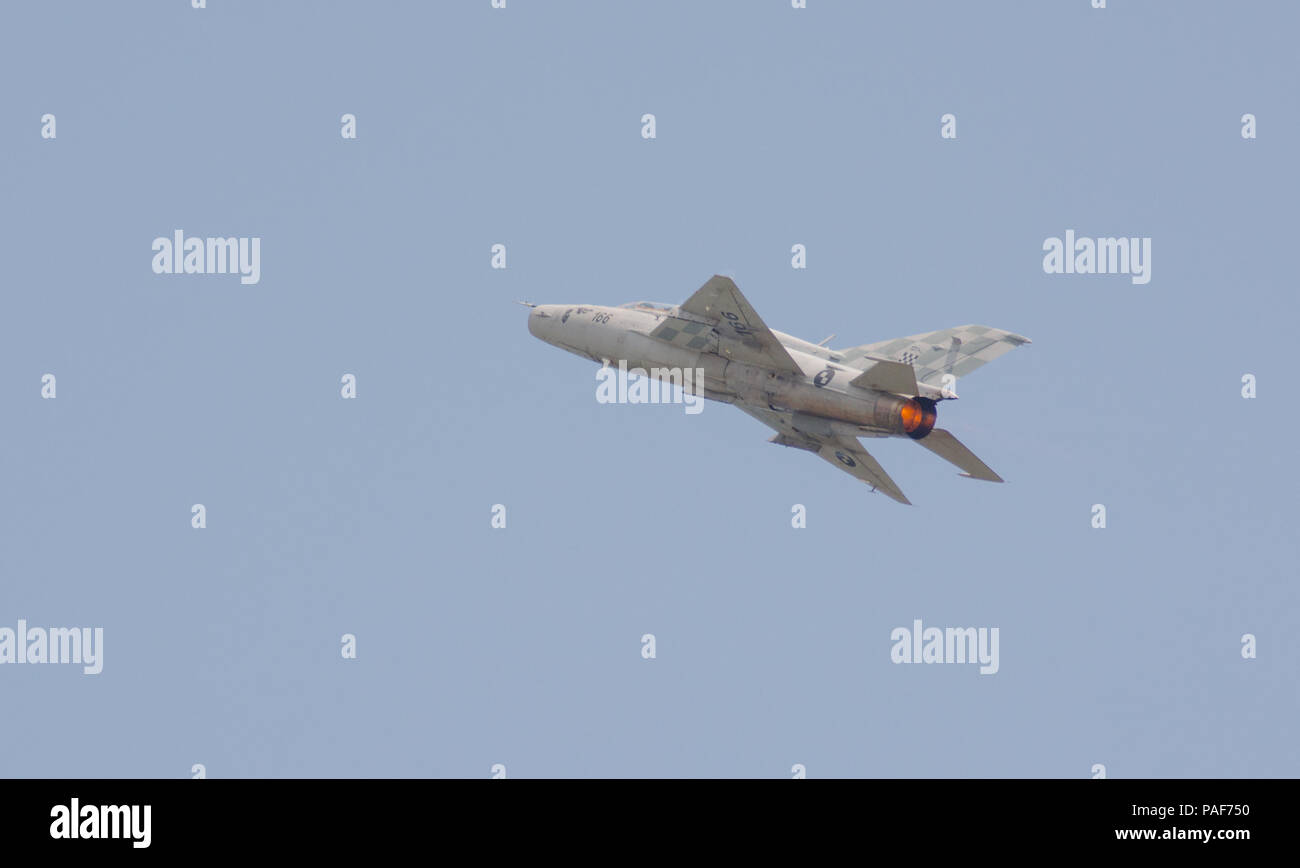 MiG-21 de la Force aérienne croate Banque D'Images