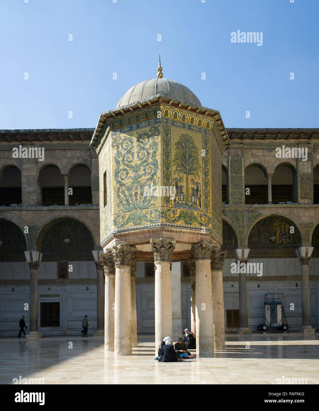 Damas, Syrie - DEC 1, 2008 : le Dôme de la trésorerie. La Mosquée des Omeyyades à Damas, Syrie Banque D'Images