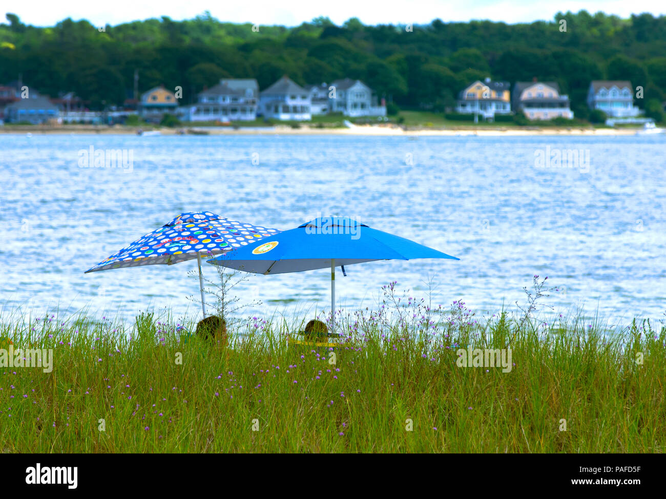 D''une journée à la plage à Cape Cod en Bourne, Massachusetts, États-Unis Banque D'Images