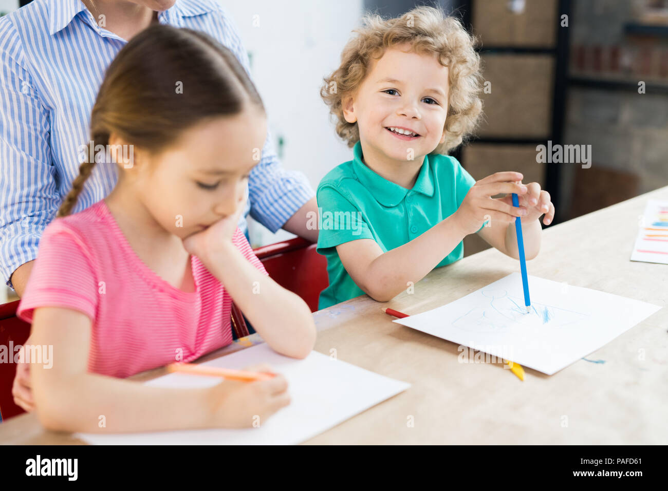La créativité des enfants Banque D'Images