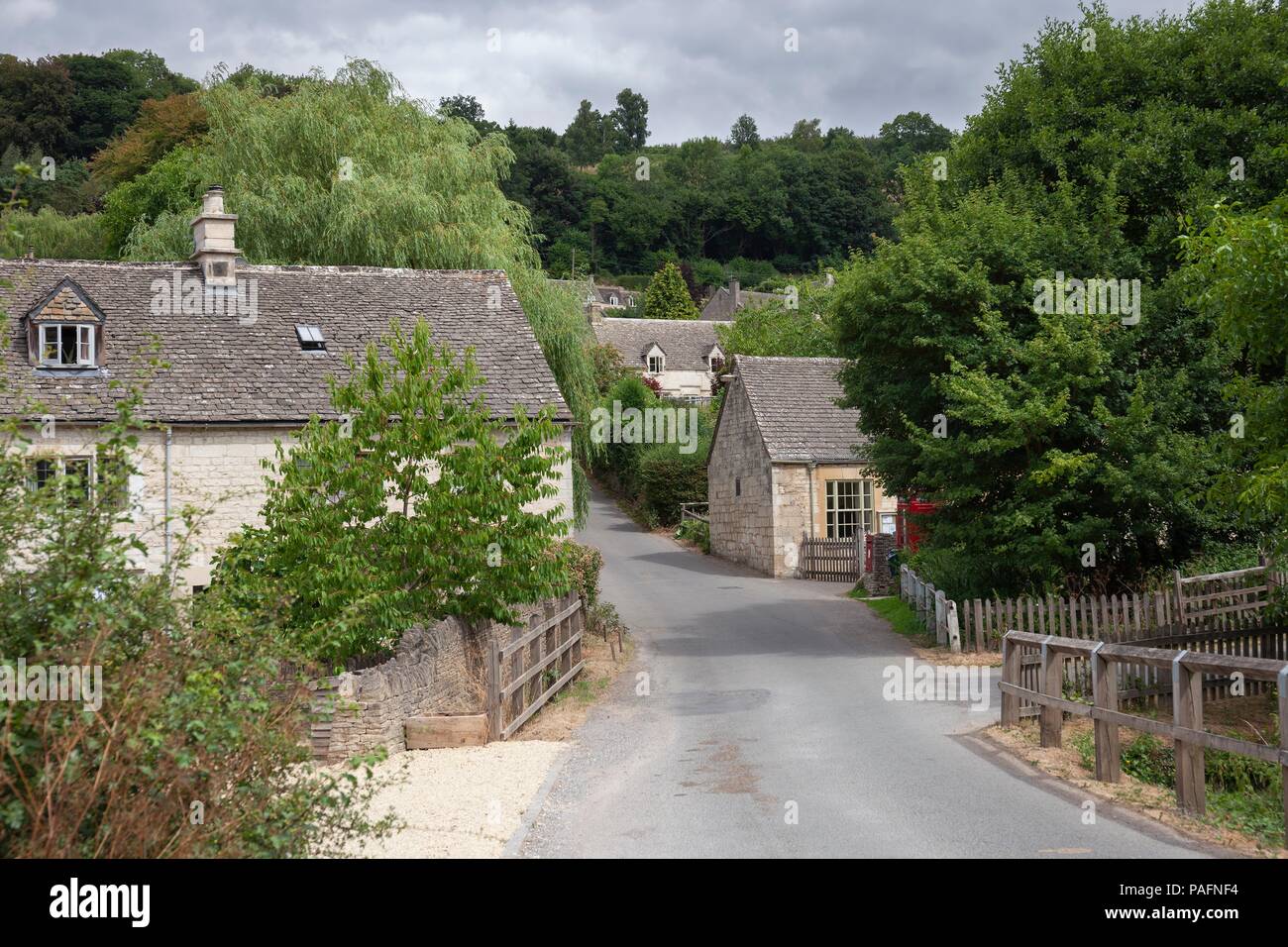Village Sheepscombe, Cotswolds, Gloucestershire, Angleterre Banque D'Images
