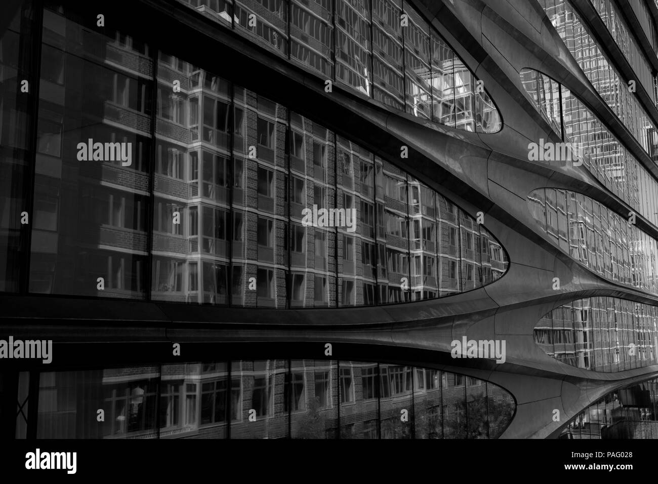 Zaha Hadid’s 520 W. 28e. Banque D'Images