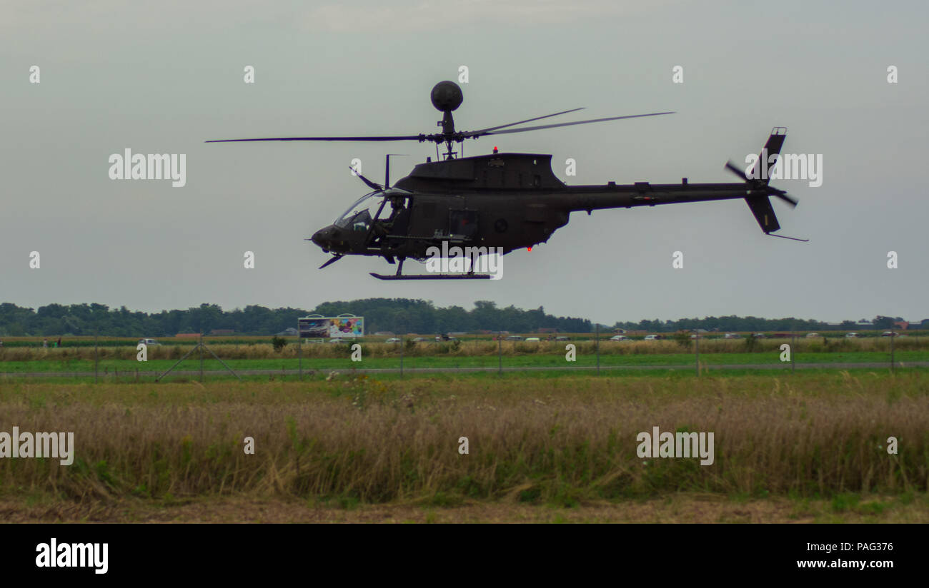 OH-58 Kiowa Warrior D'Armée de l'air croate Banque D'Images