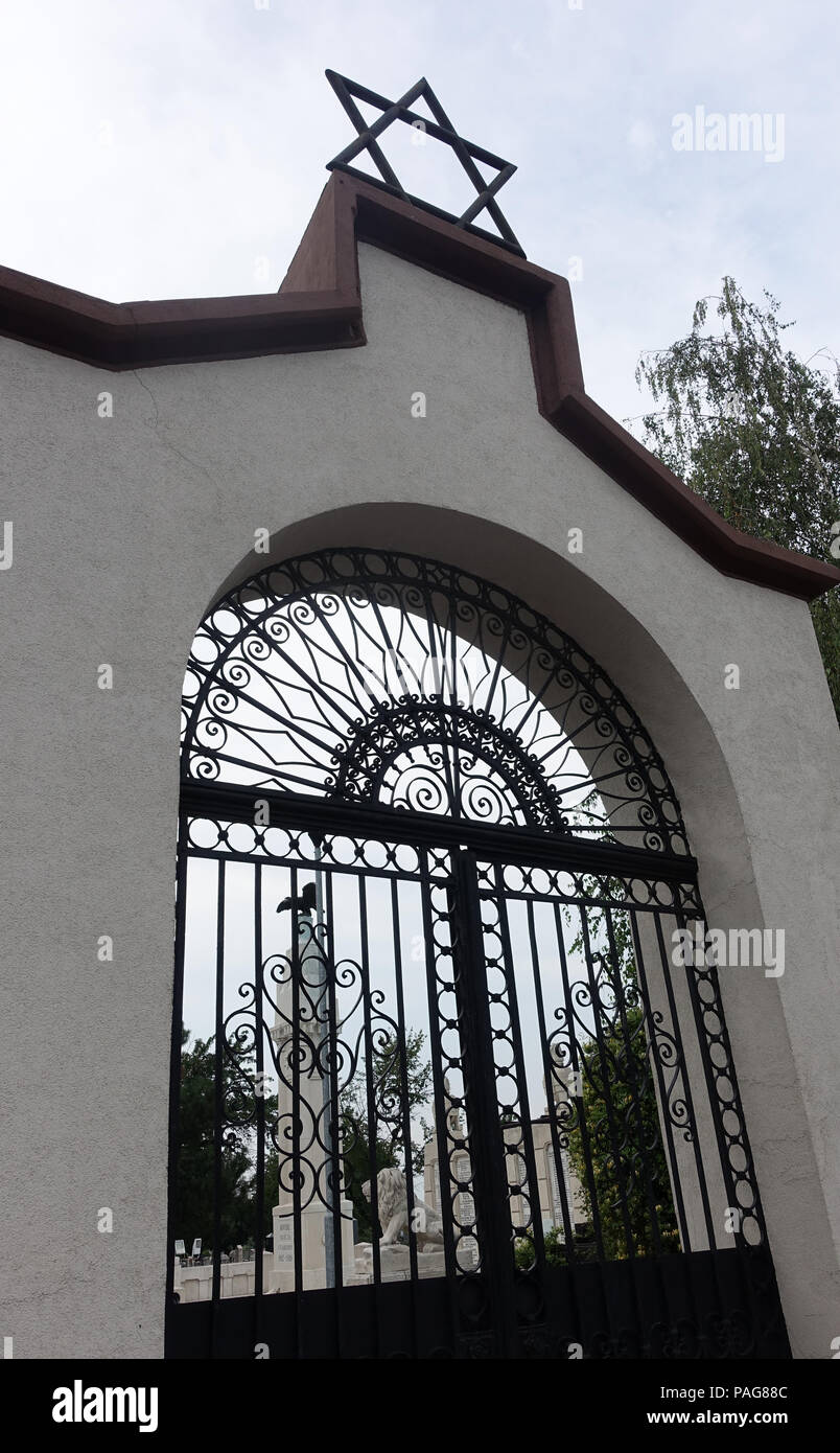 Cimetière juif de Belgrade, Serbie Banque D'Images