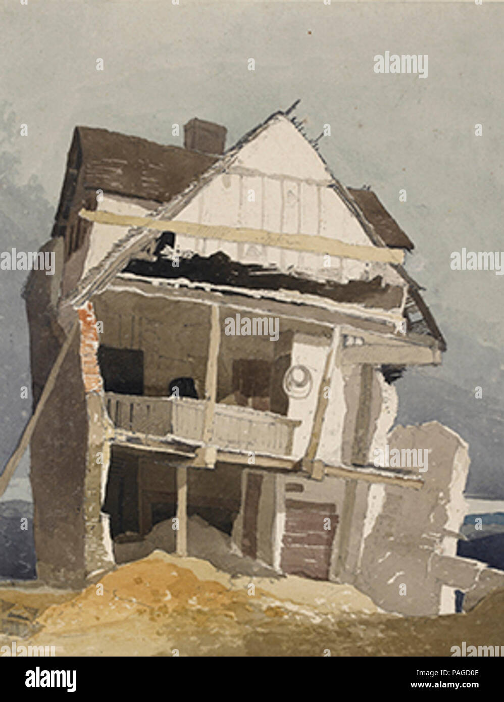 Une maison en ruine Banque de photographies et d’images à haute ...