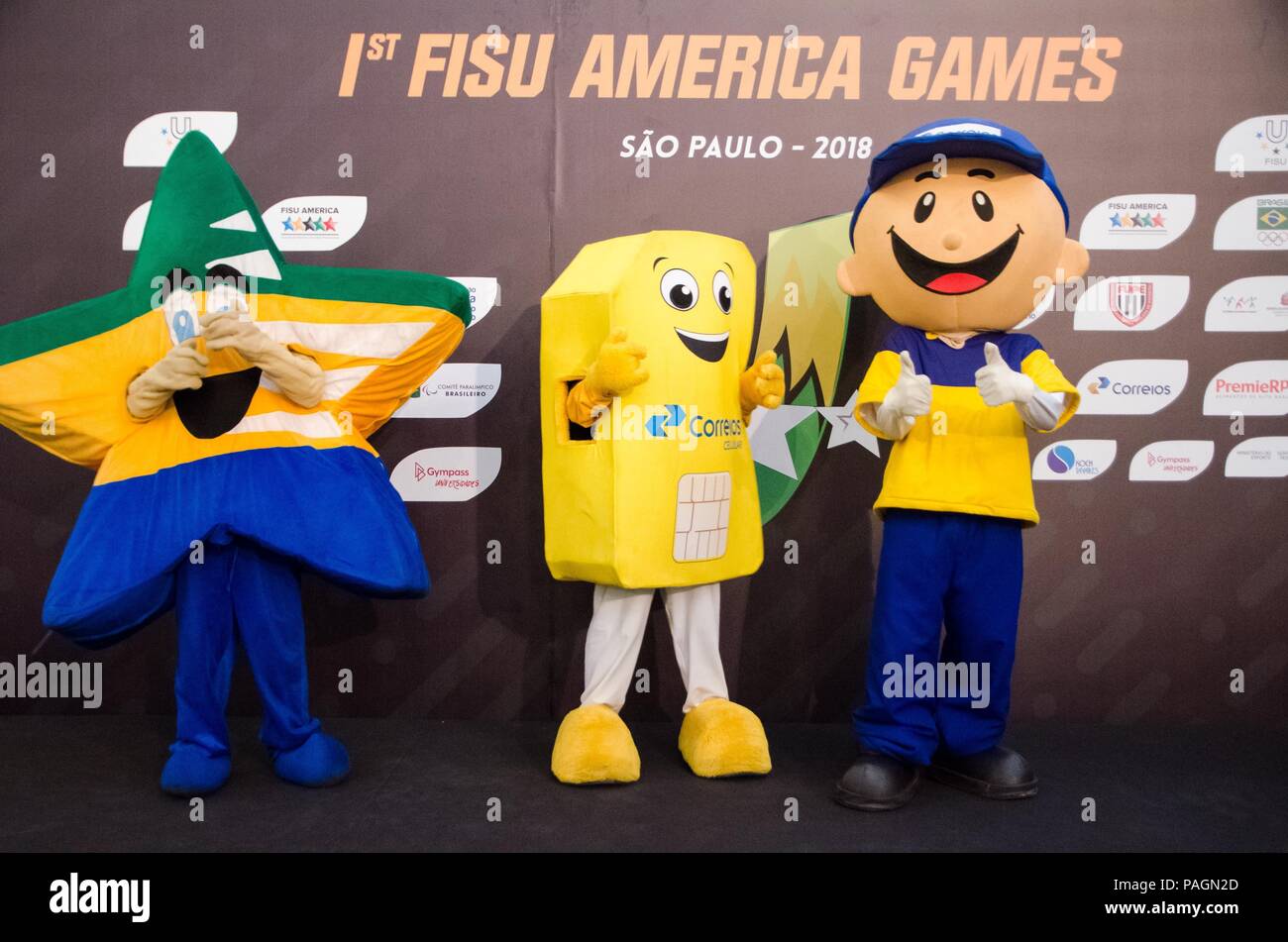 SÃO PAULO, SP - 22.07.2018 : l'Amérique de la FISU GAMES 2018 - Le Brésil reçoit le premier Pan American University de l'histoire, la capitale de São Paulo accueille la première édition des Jeux de la FISU Nord entre 19 et 29 juillet. (Photo : Maycon Soldan/Fotoarena) Banque D'Images