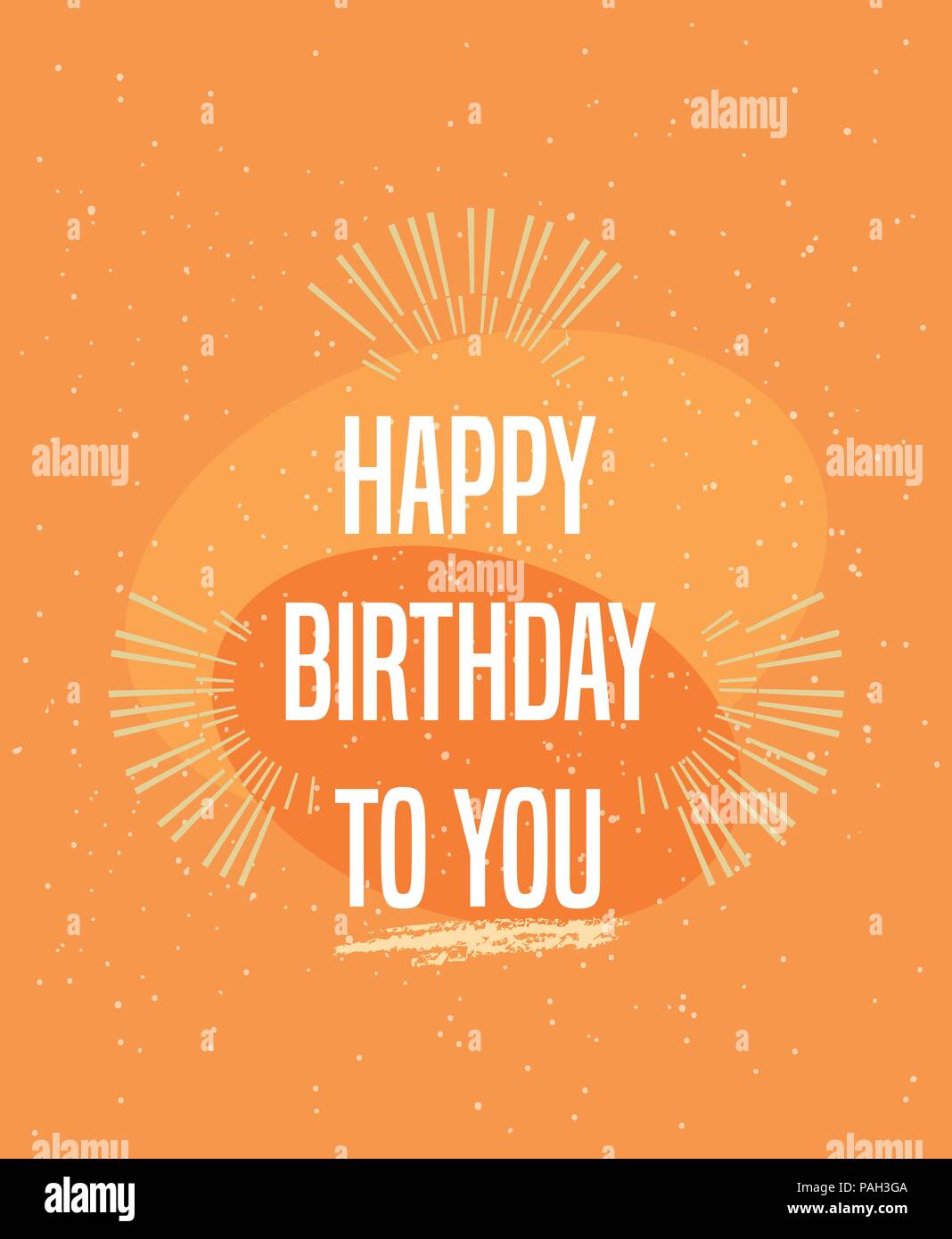 Joyeux anniversaire décoration carte template vector illustration Image ...
