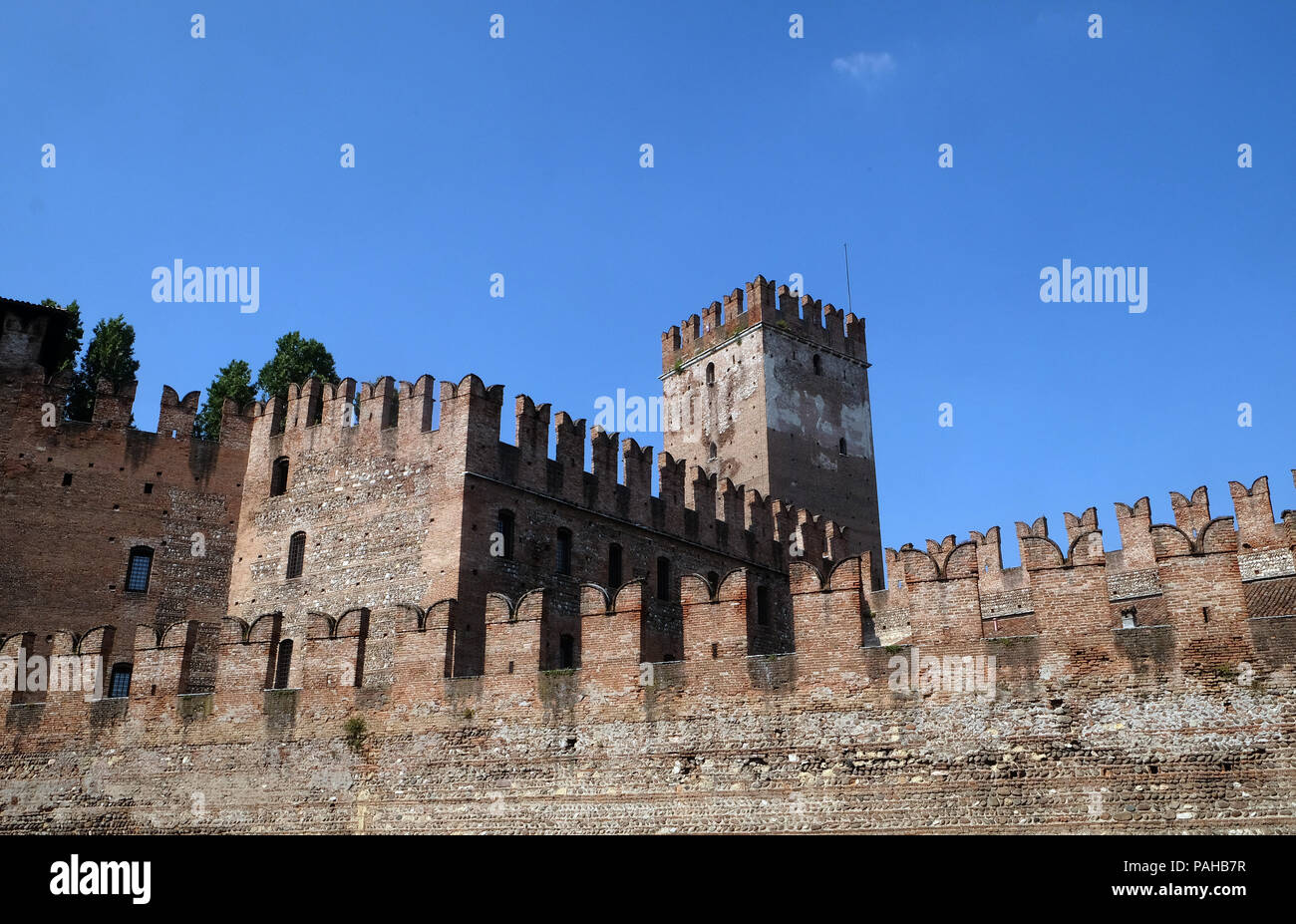 Castelvecchio est un château à Vérone, Italie Banque D'Images