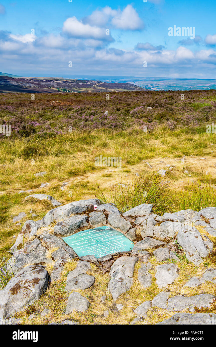 La Tombe de Foxhunter sur les Brecon Beacons, Egremont Banque D'Images
