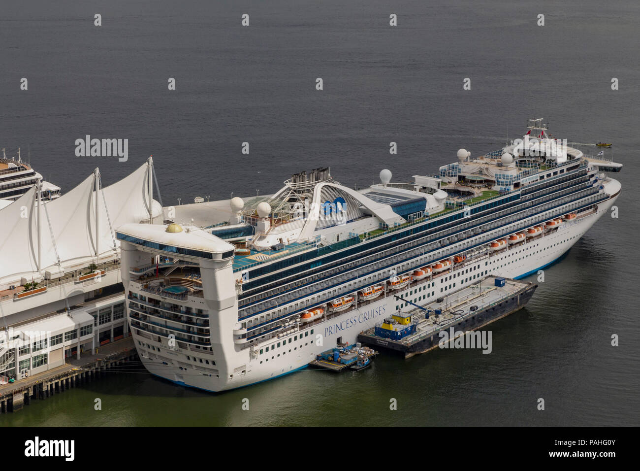 Bateau de croisière, Vancouver, British Columbia, Canada, Dimanche 27 Mai, 2018. Banque D'Images