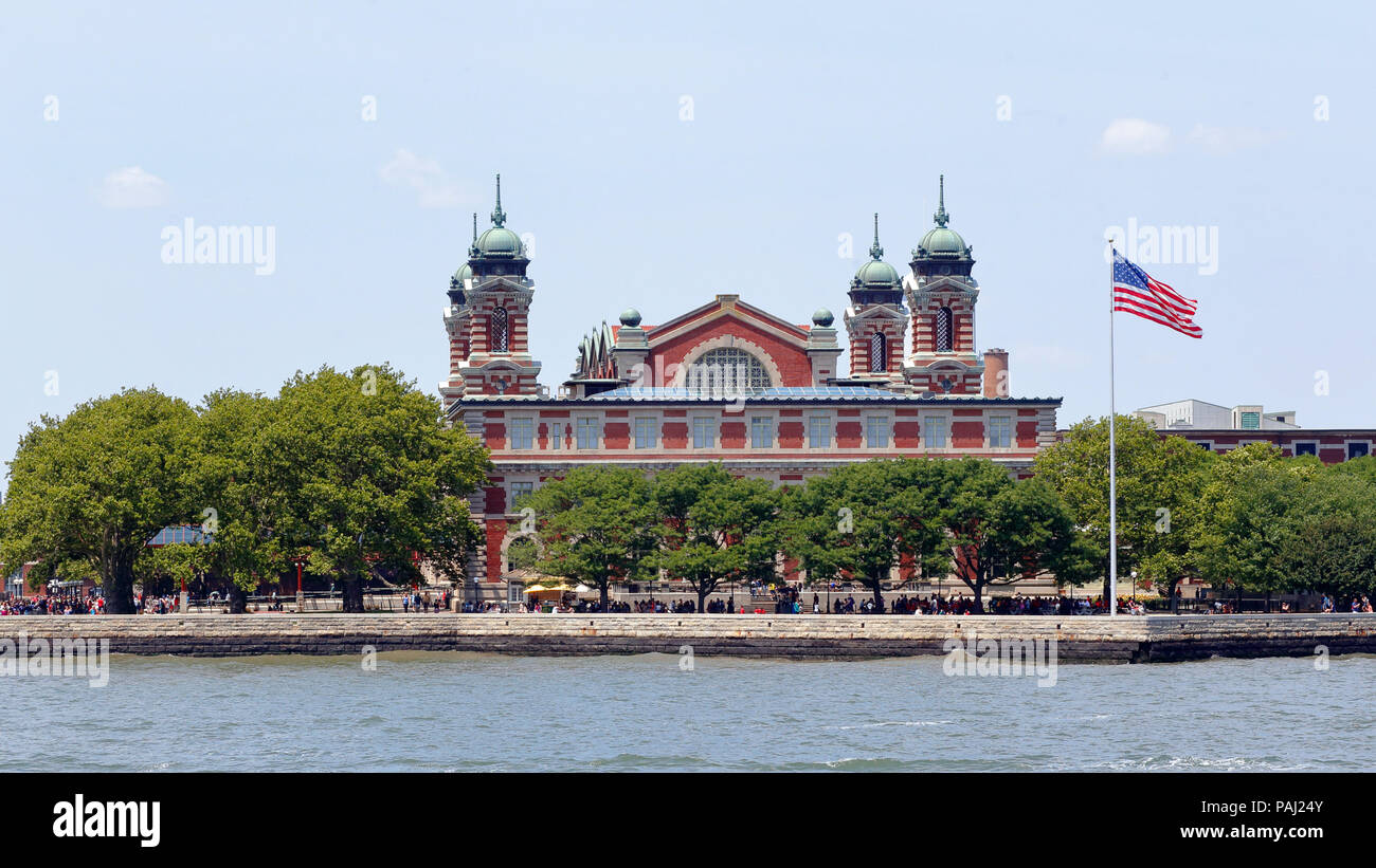 Ellis Island Musée National de l'Immigration Banque D'Images