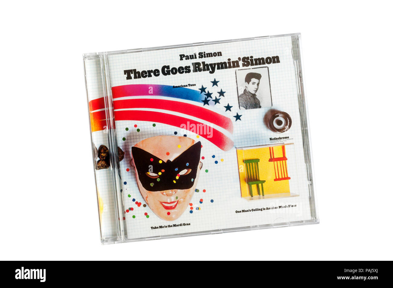 Il y va Rhymin' Simon est le troisième album du chanteur compositeur Paul Simon. Il a été publié en 1973. Banque D'Images