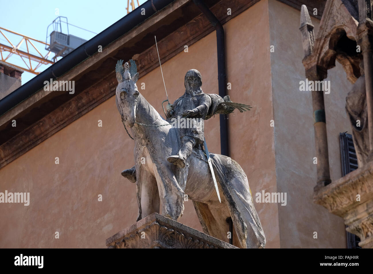 Tombes de Scaliger, un groupe de cinq monuments funéraires célébrant la famille Scaliger à Vérone, Italie Banque D'Images