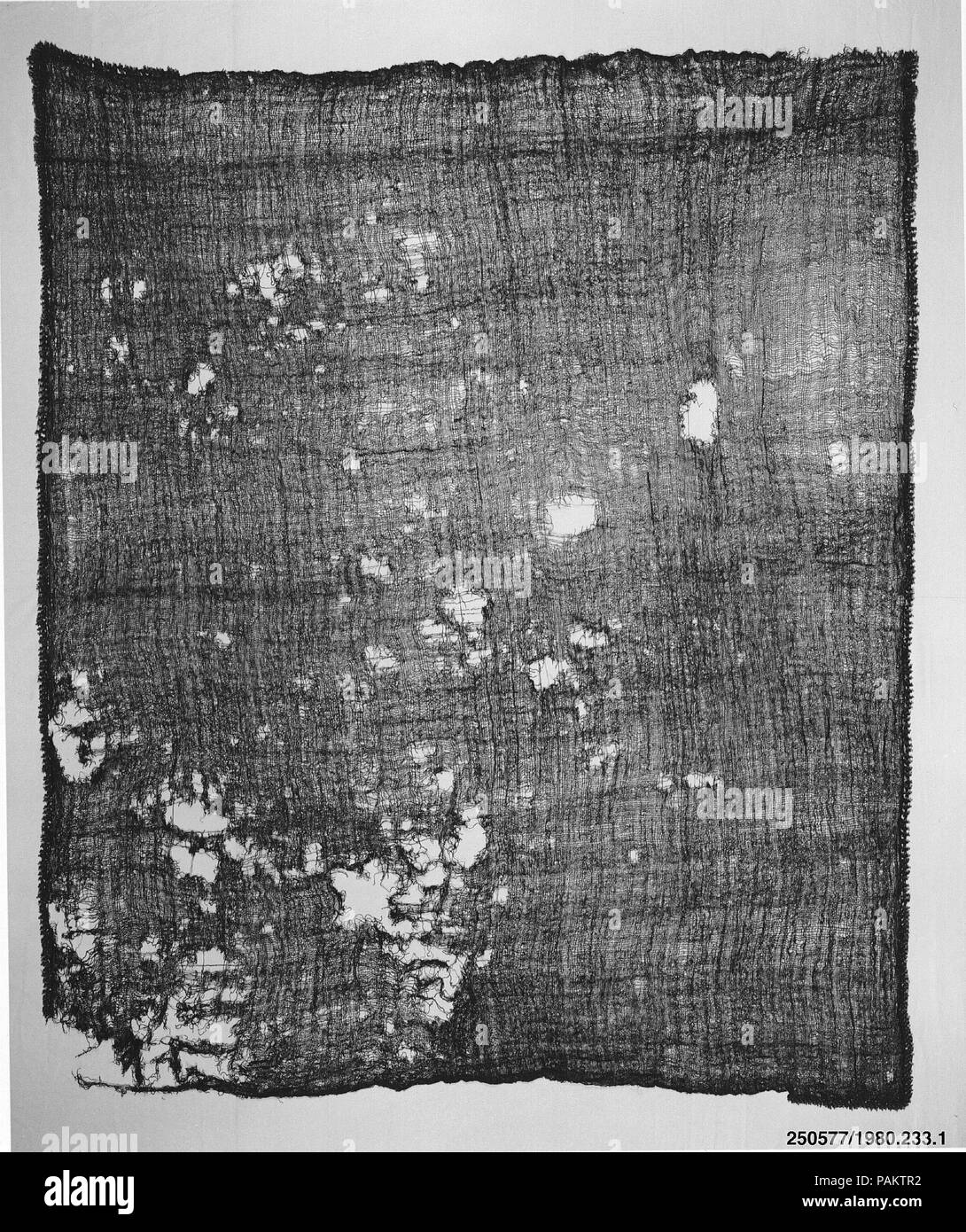 Manteau. Culture : Nasca. Dimensions : 53 x 64 H. W. dans. (134,6 x 162,6 cm). Date : 3e-1e siècle av. J.-C.. Musée : Metropolitan Museum of Art, New York, USA. Banque D'Images