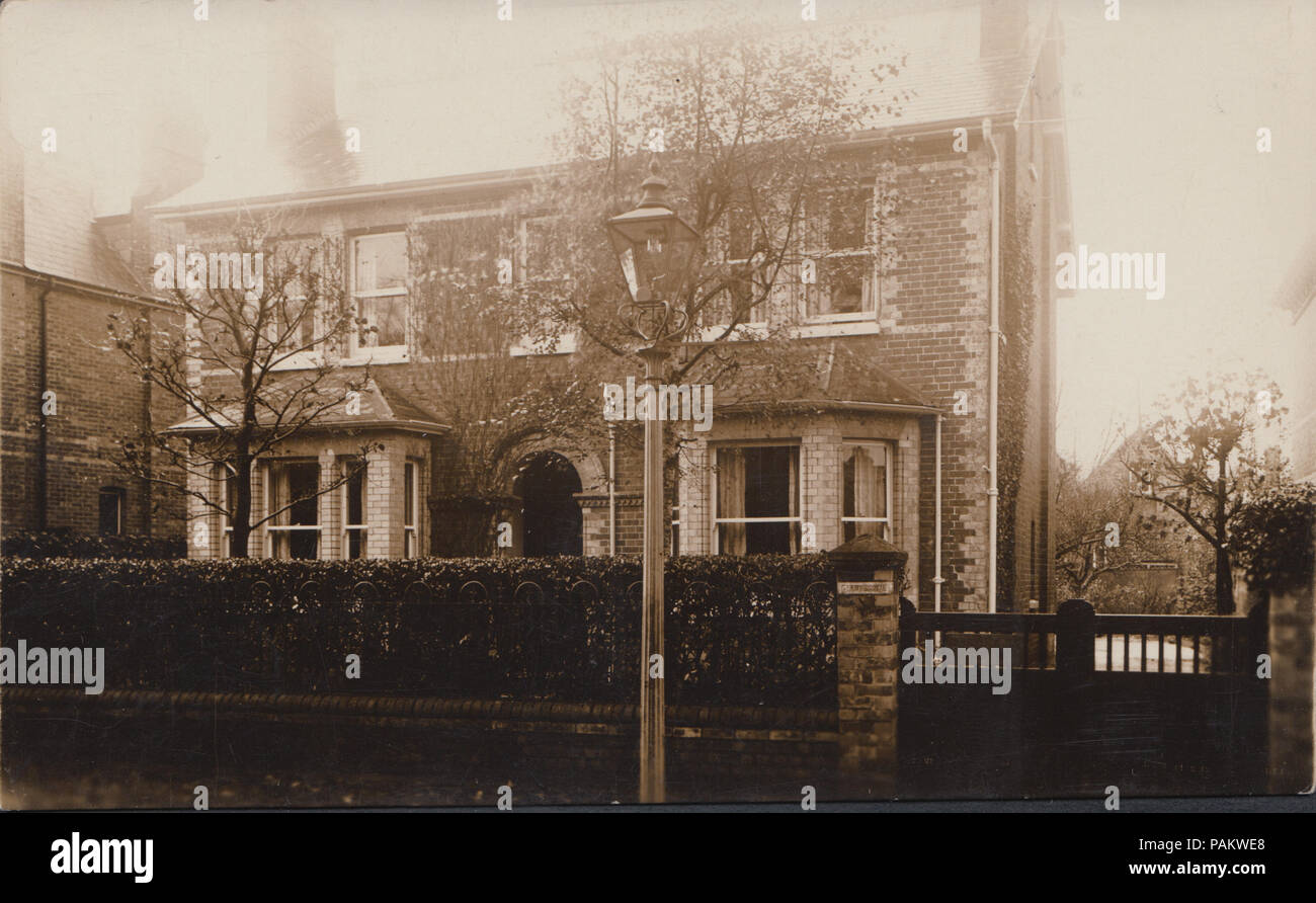Vintage Photo de maison, 74 Glenthorne Road, Reading, Berkshire, Angleterre Banque D'Images