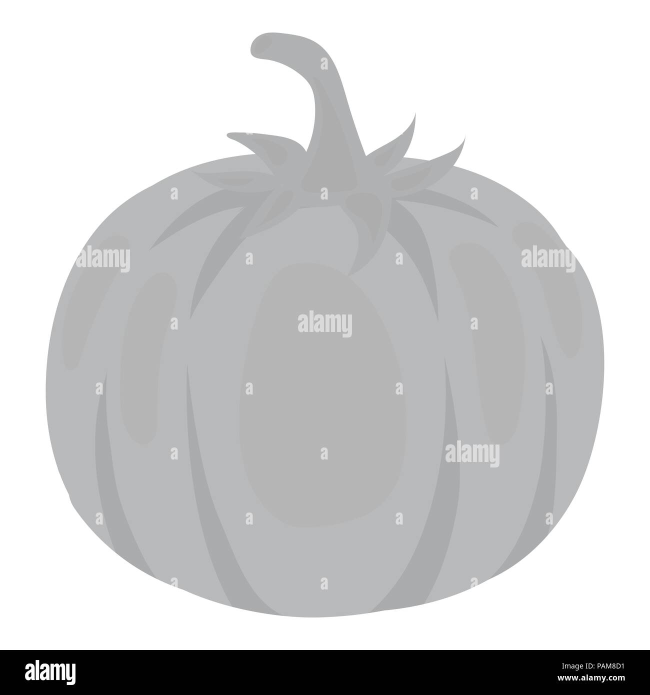 L'icône de citrouille monochrome. Singe légumes icône à partir de la nourriture écologique monochrome. Illustration de Vecteur