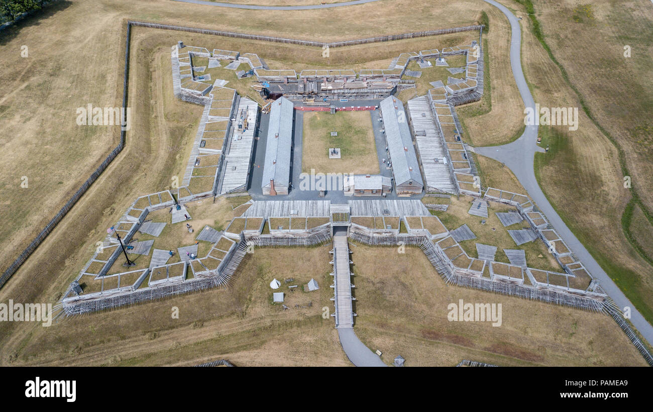 Fort Stanwix National Monument, Rome, NY, USA Banque D'Images