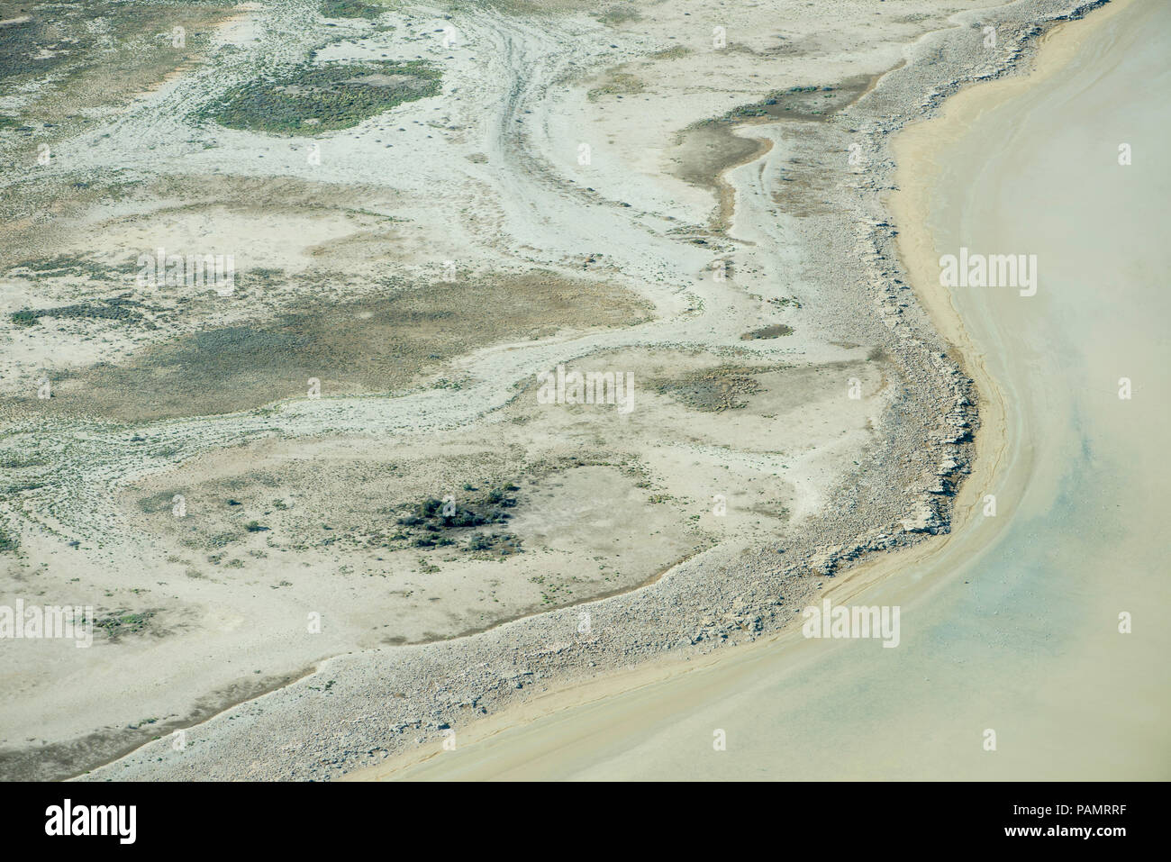 Lac Eyre, Australie du Sud Banque D'Images
