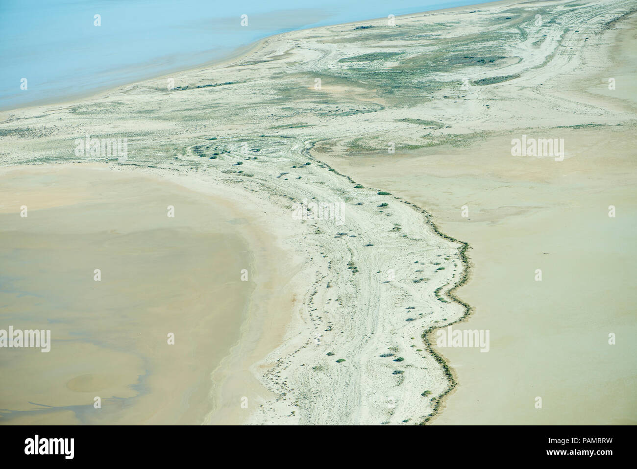 Lac Eyre, Australie du Sud Banque D'Images