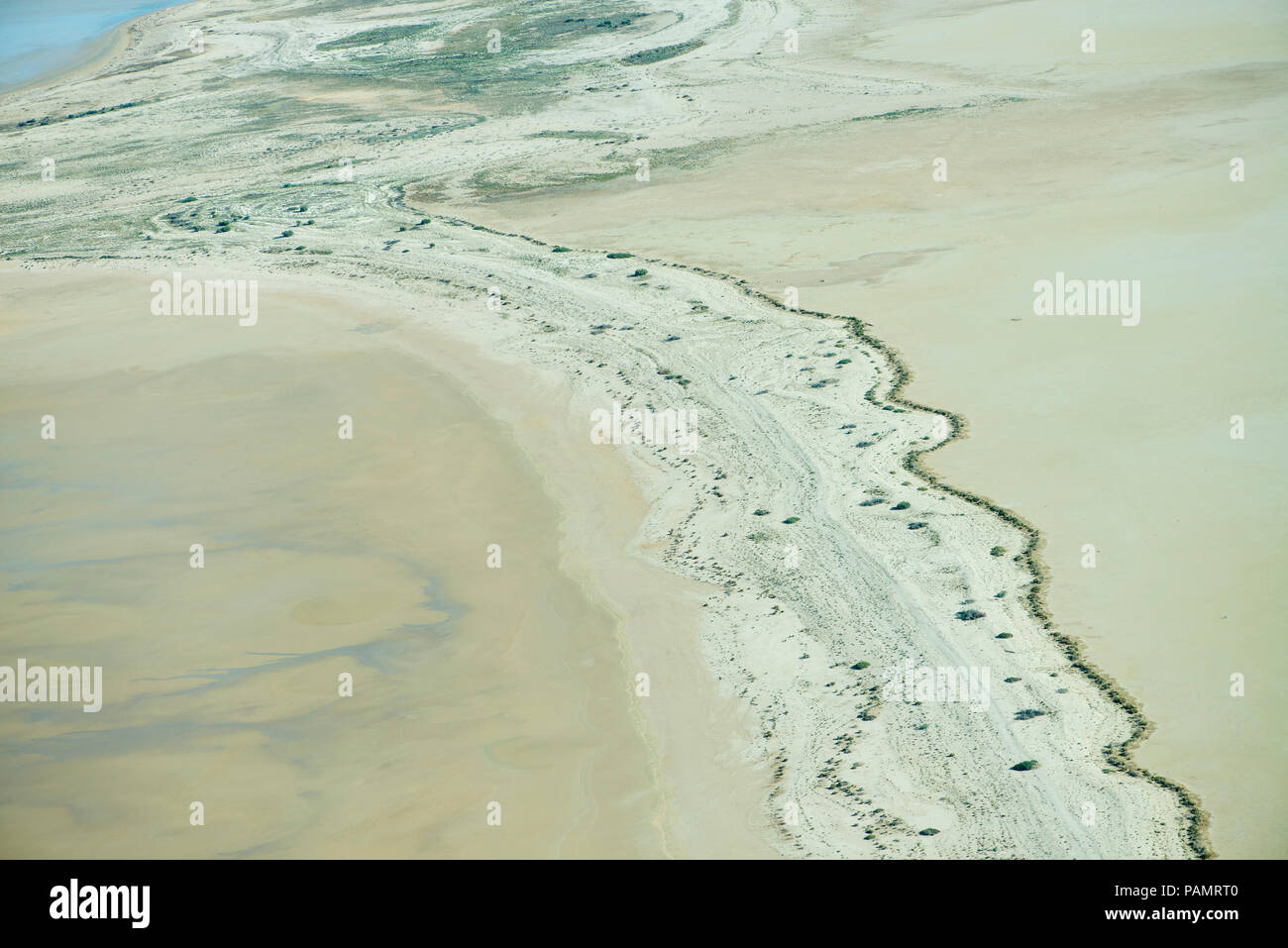 Lac Eyre, Australie du Sud Banque D'Images