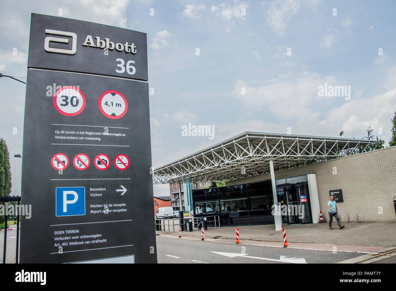 De la société Abbott Billboard à Weesp Pays-Bas 2018 Banque D'Images
