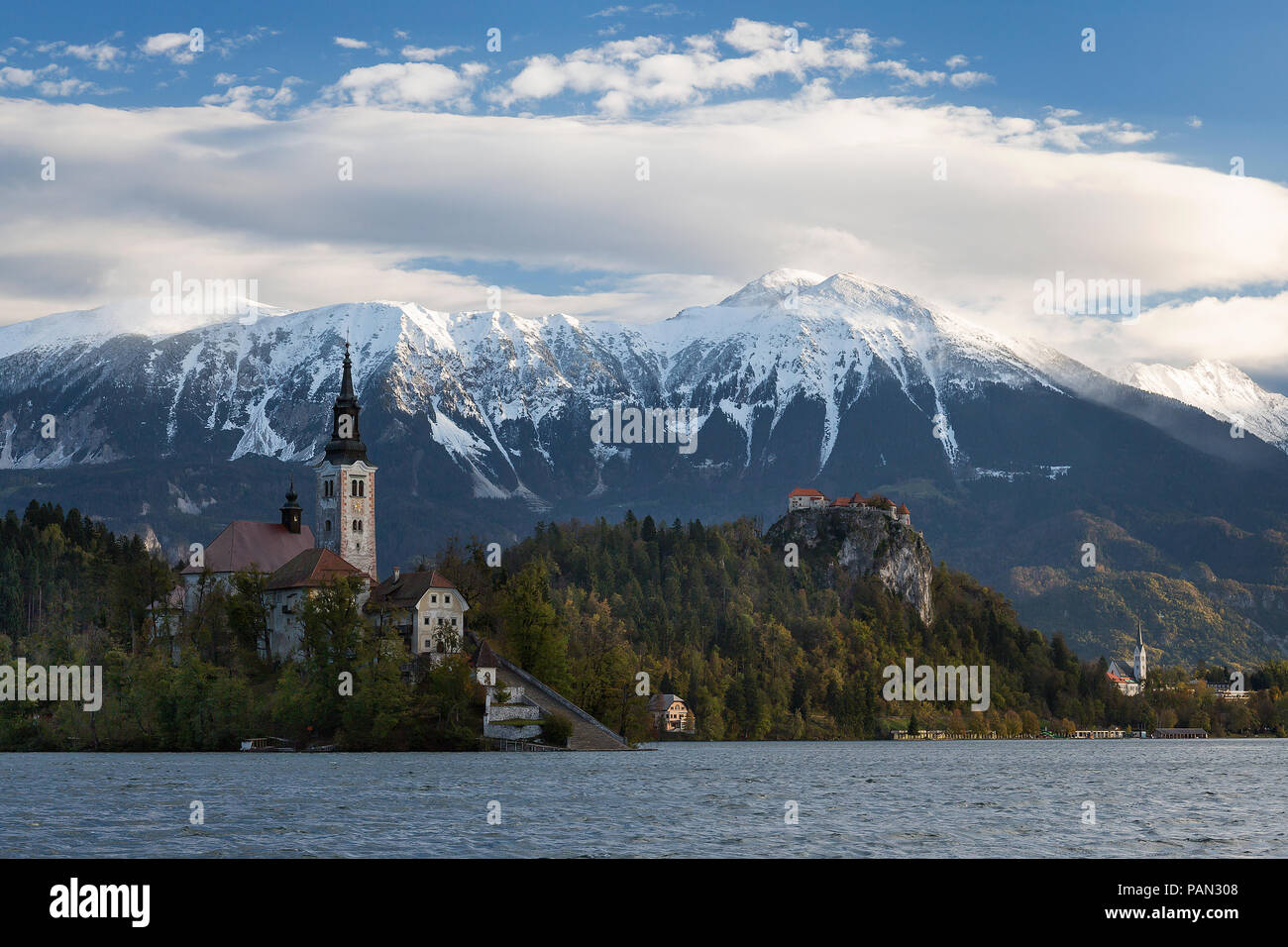 Lac de Bled Banque D'Images