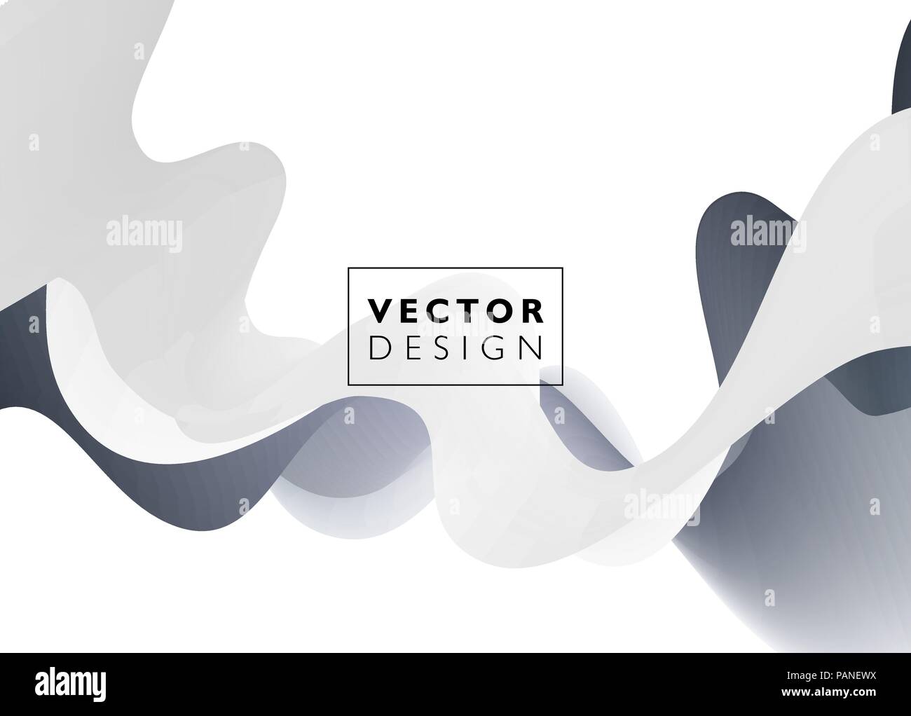 Abstract vector background, ondulé Illustration de Vecteur