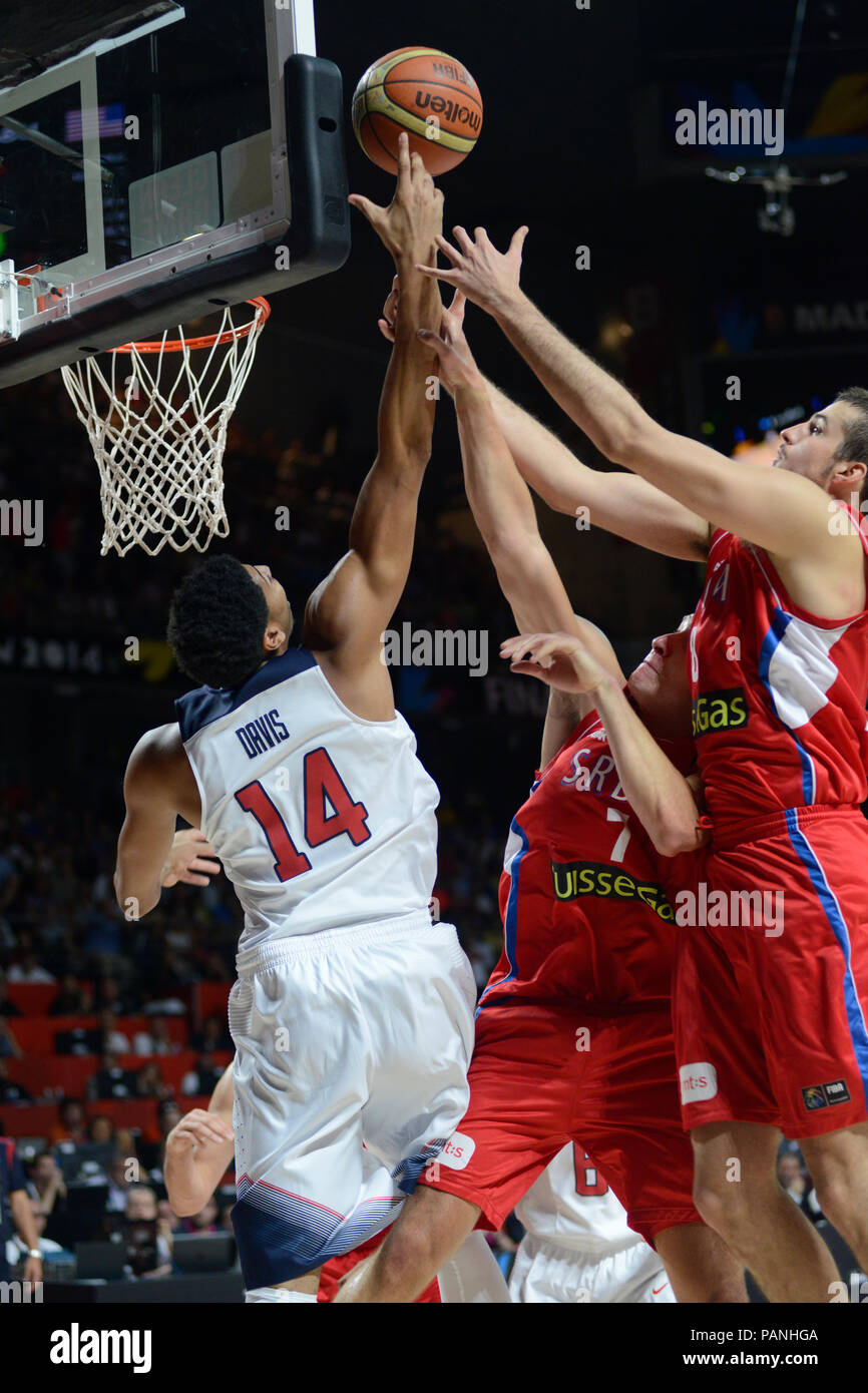 Anthony Davis, USA Basket-ball, Coupe du Monde de la FIBA Espagne 2014 Banque D'Images
