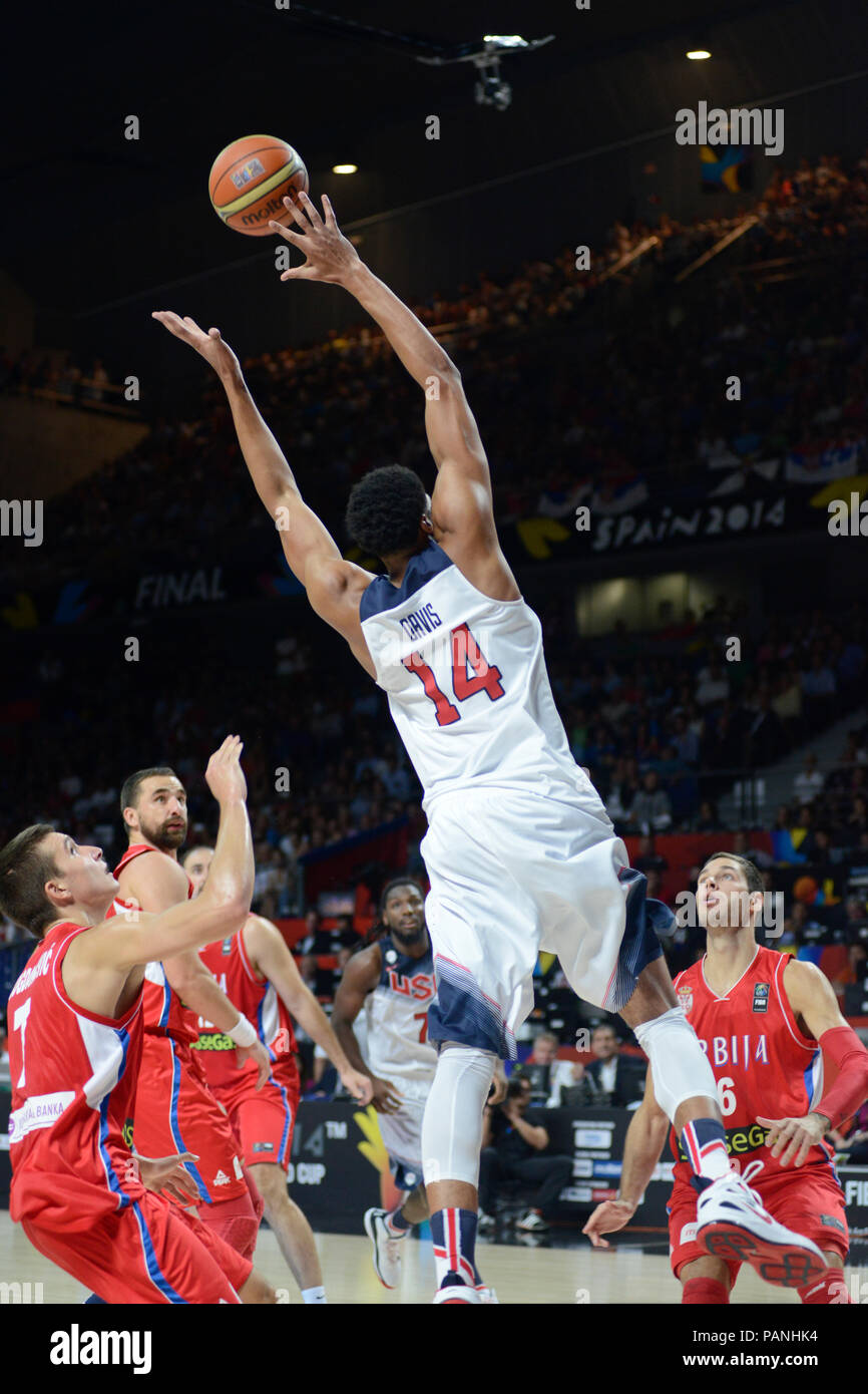 Anthony Davis, USA Basket-ball, Coupe du Monde de la FIBA Espagne 2014 Banque D'Images