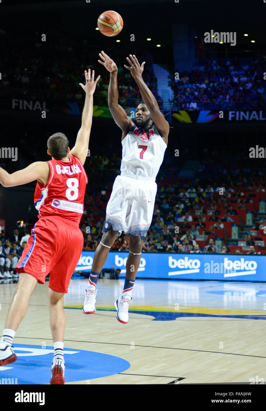 Kenneth Faried, USA Basket-ball, Coupe du Monde de la FIBA Espagne 2014 Banque D'Images