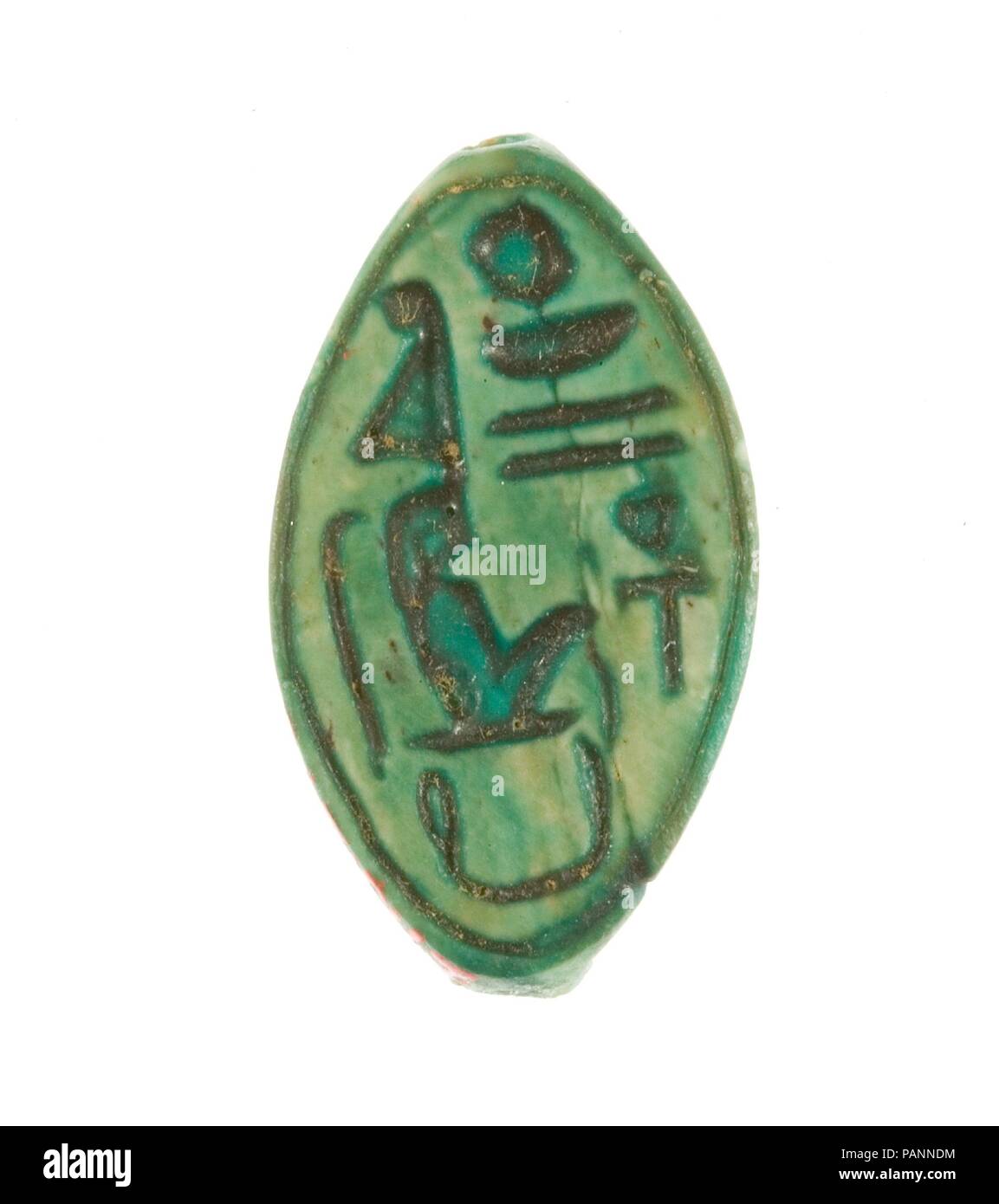 Cowroid inscrit seigneur des Deux Terres Maatkare (Hatshepsout), vivant. Dynastie DYNASTIE : 18, tôt. Règne : règne d'Hatchepsout et de Thoutmosis III. Date : ca. 1479-1458 av. J.-C.. Musée : Metropolitan Museum of Art, New York, USA. Banque D'Images