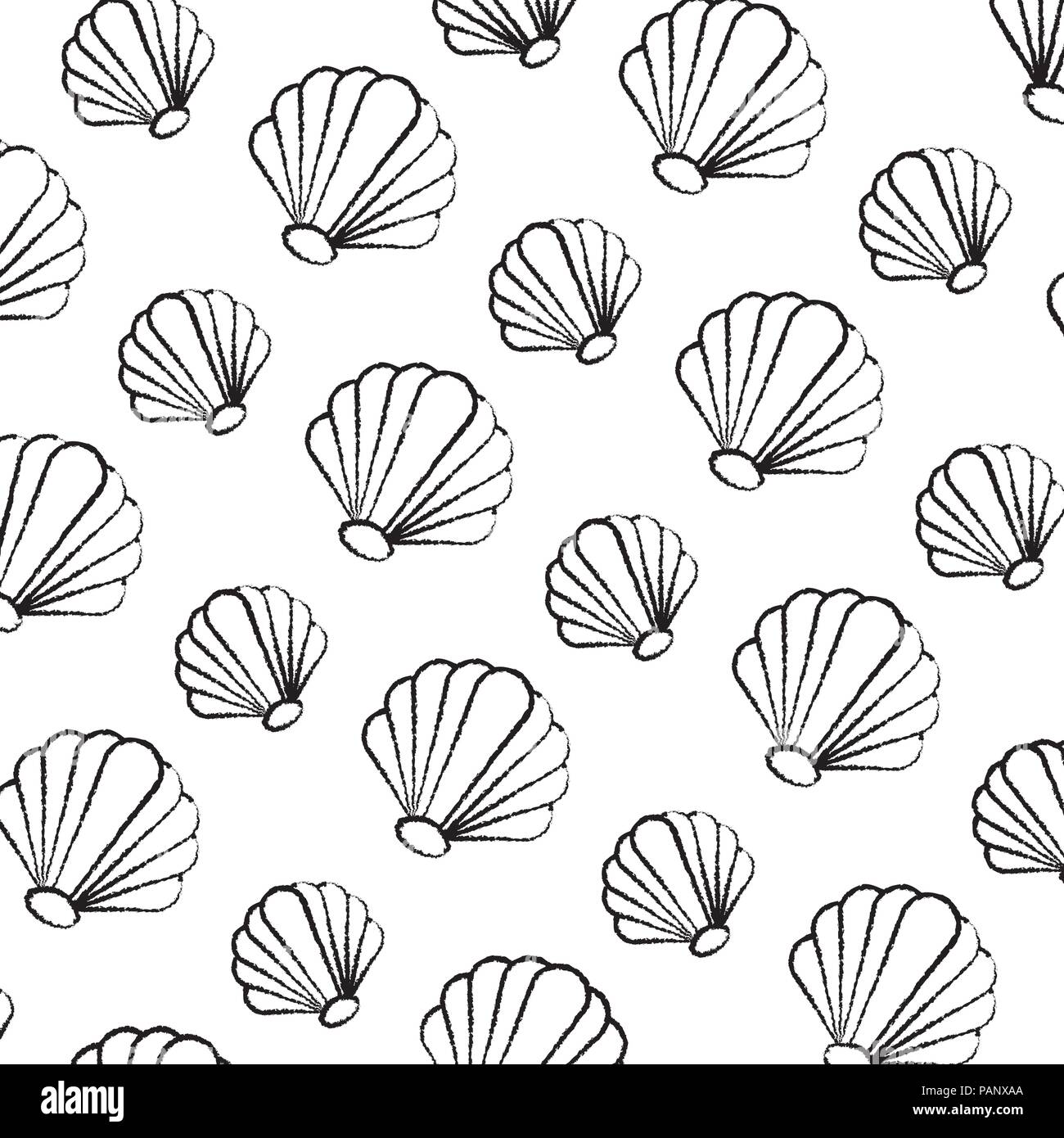 Grunge background style nature shell nice Illustration de Vecteur