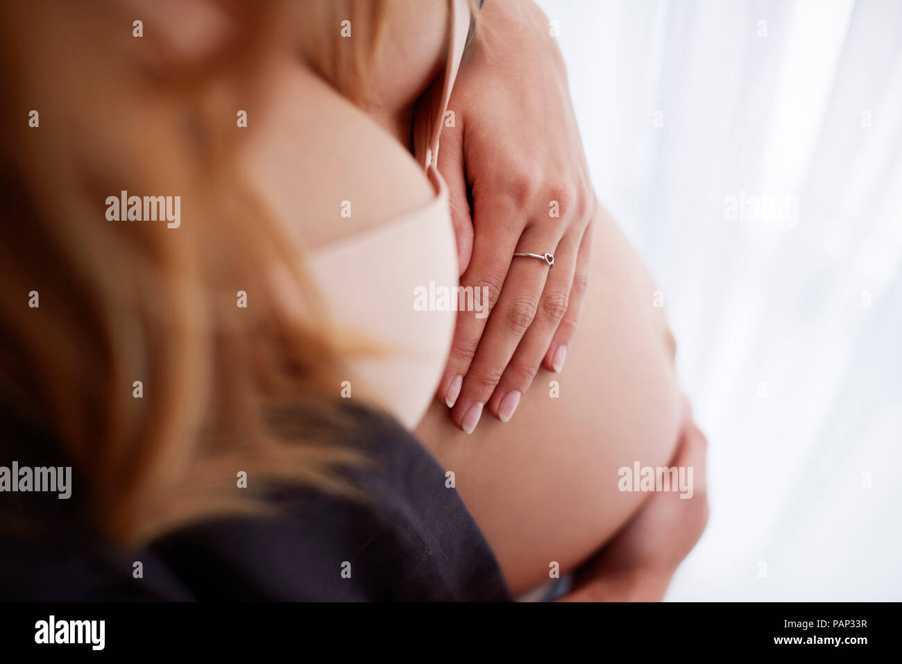 Portrait de femme enceinte Banque D'Images