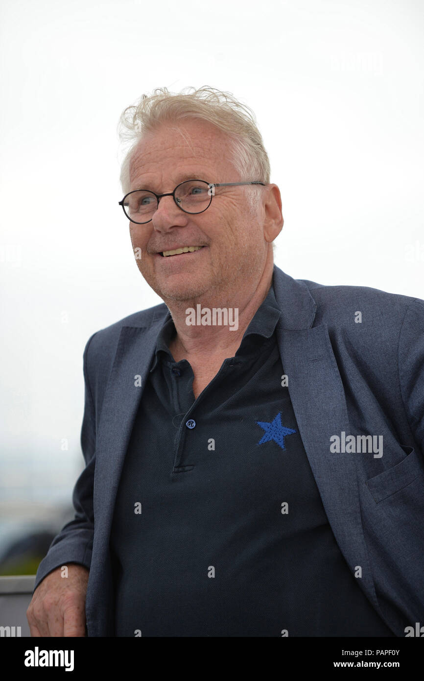 71e Festival de Cannes : Daniel Cohn-Bendit ici pour la promotion du film documentaire ÒLa, TraverseeÓ sur 2018/05/16 Banque D'Images