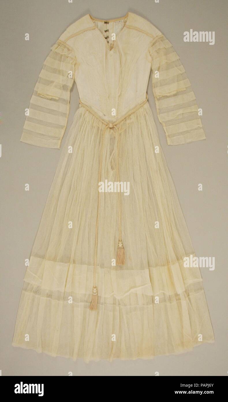 Ensemble de mariage. Culture : L'Américain. Date : 1843. Musée : Metropolitan Museum of Art, New York, USA. Banque D'Images