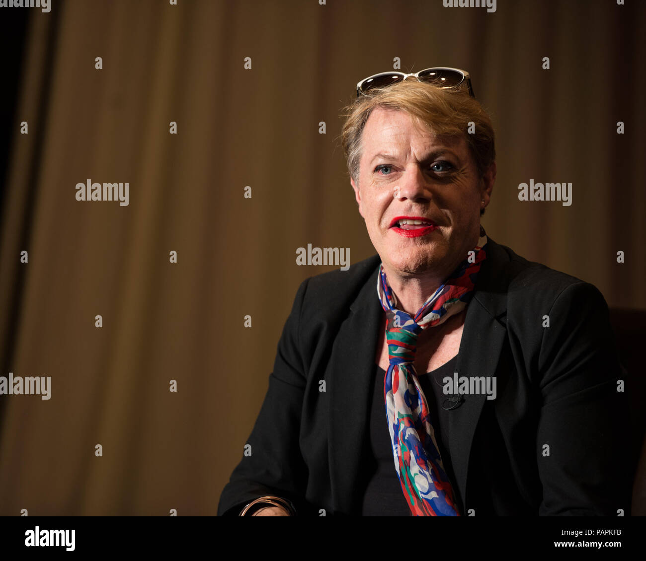 Photo de l'humoriste Eddie Izzard Banque D'Images