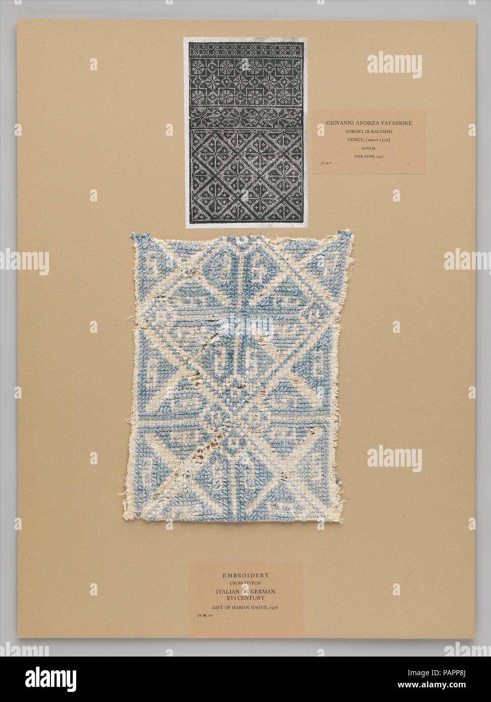 Pièce. Culture : l'italien et l'allemand. Dimensions : 10 1/2 x 6 3/8 in. (26,7 × 16,2 cm). Date : le 16ème siècle. Musée : Metropolitan Museum of Art, New York, USA. Banque D'Images