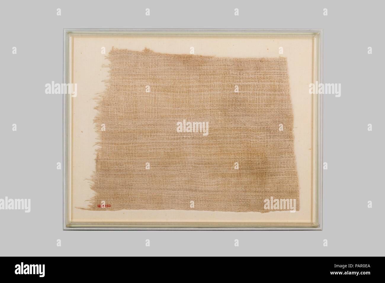 Tissu en lin. Dynastie DYNASTIE : 3-4. Date : ca. 2649-2100 av. J.-C.. Musée : Metropolitan Museum of Art, New York, USA. Banque D'Images
