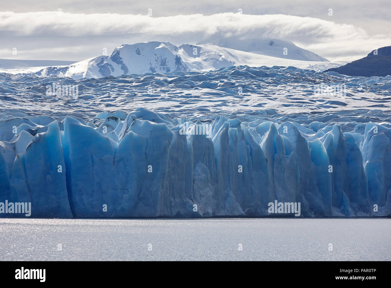 L'Amérique du Sud, Chili, parc national de Torres del Paine Glacier Grey au Lago Grey Banque D'Images