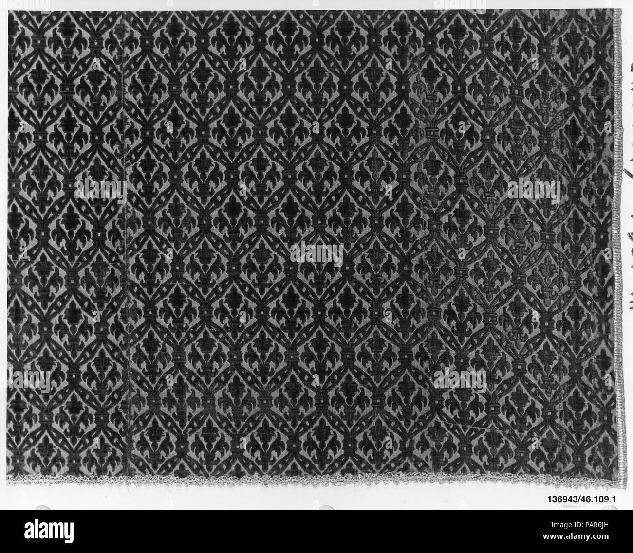 Pièce. Culture : l'italien. Dimensions : 60 x L. W. 39 pouces (152,4 x 99,1 cm). Date : fin 16ème-début du 17e siècle. Musée : Metropolitan Museum of Art, New York, USA. Banque D'Images