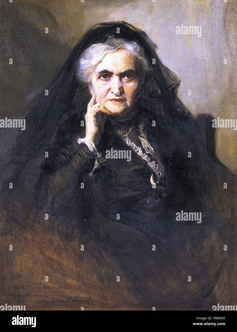 FüCLöp Laszlü3 Elek - Mère de l'artiste 2 Banque D'Images