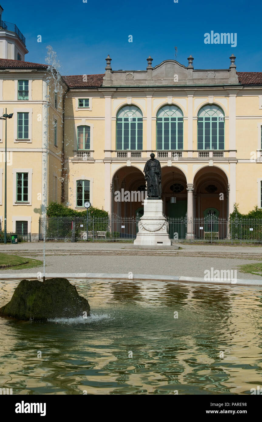 L'Italie, Lombardie, Milan, les Jardins publics Indro Montanelli, Palazzo Dugnani, Palais Dugnani Banque D'Images