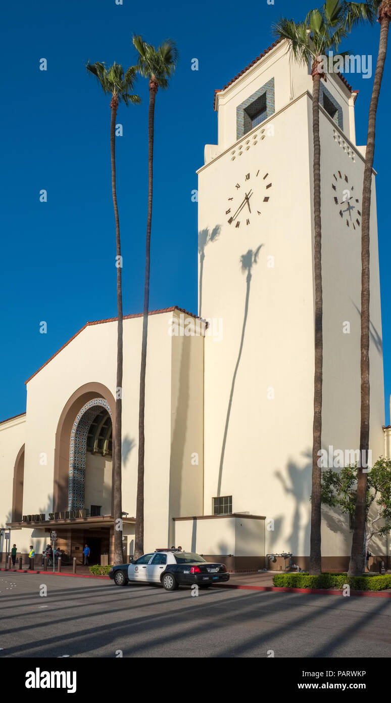 La gare Union Building, Laus, Los Angeles, Californie, USA, la Banque D'Images