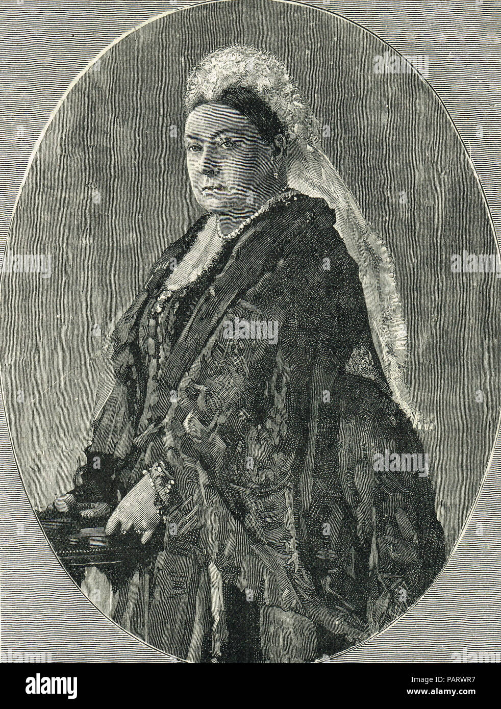 La reine Victoria, 1887, sur son Jubilé Banque D'Images